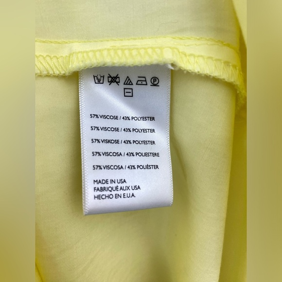 Urban Outfitters Midi Slip Dress Yellow Size L NWT - Picture 6 of 7